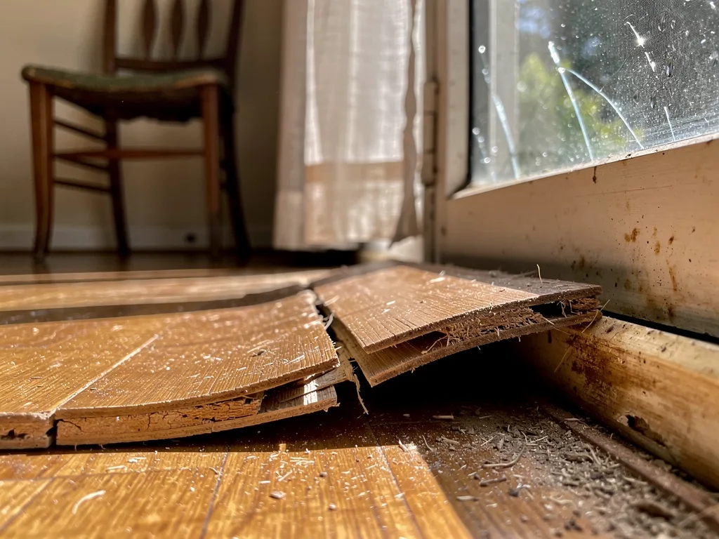 Common warning signs of wood damage in homes