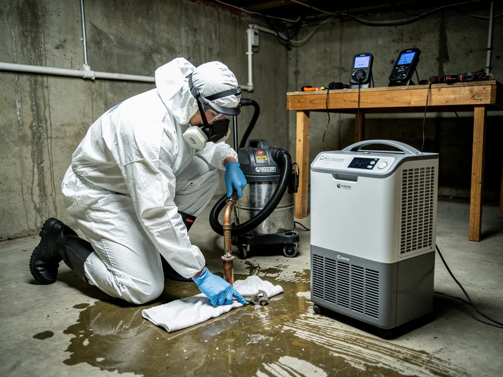 Burst Pipe Cleanup