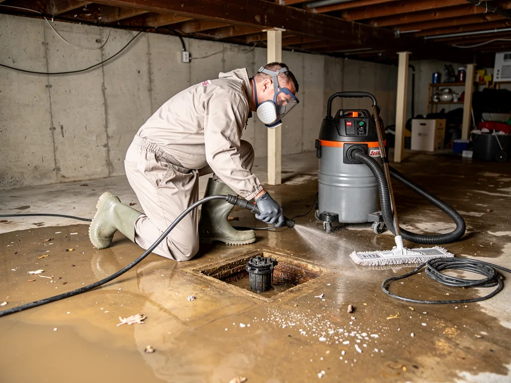 Sewage Backup Cleanup